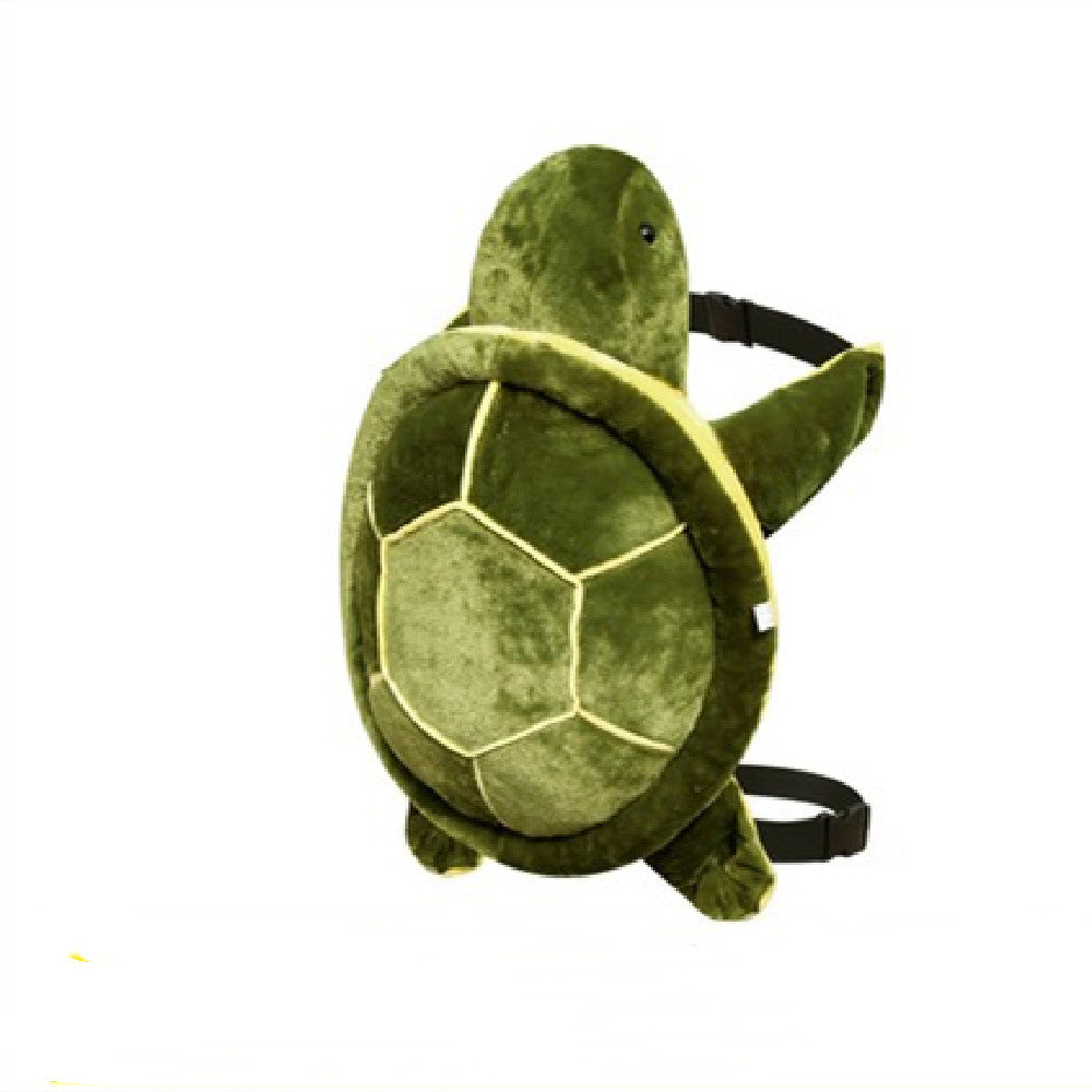 Green turtle shell hip protector, padded ski and snowboard butt pad