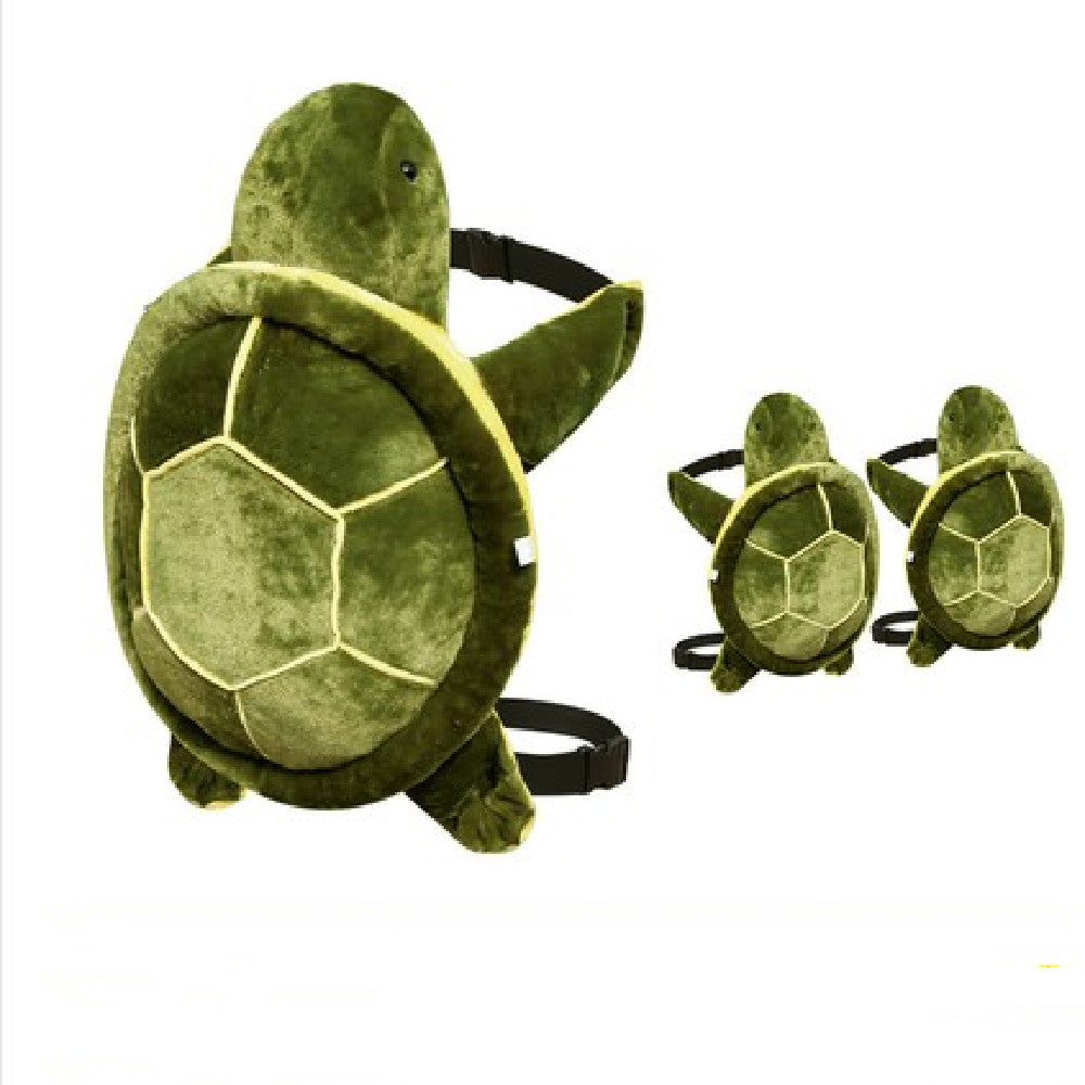 Green turtle ski and snowboard protective suit set